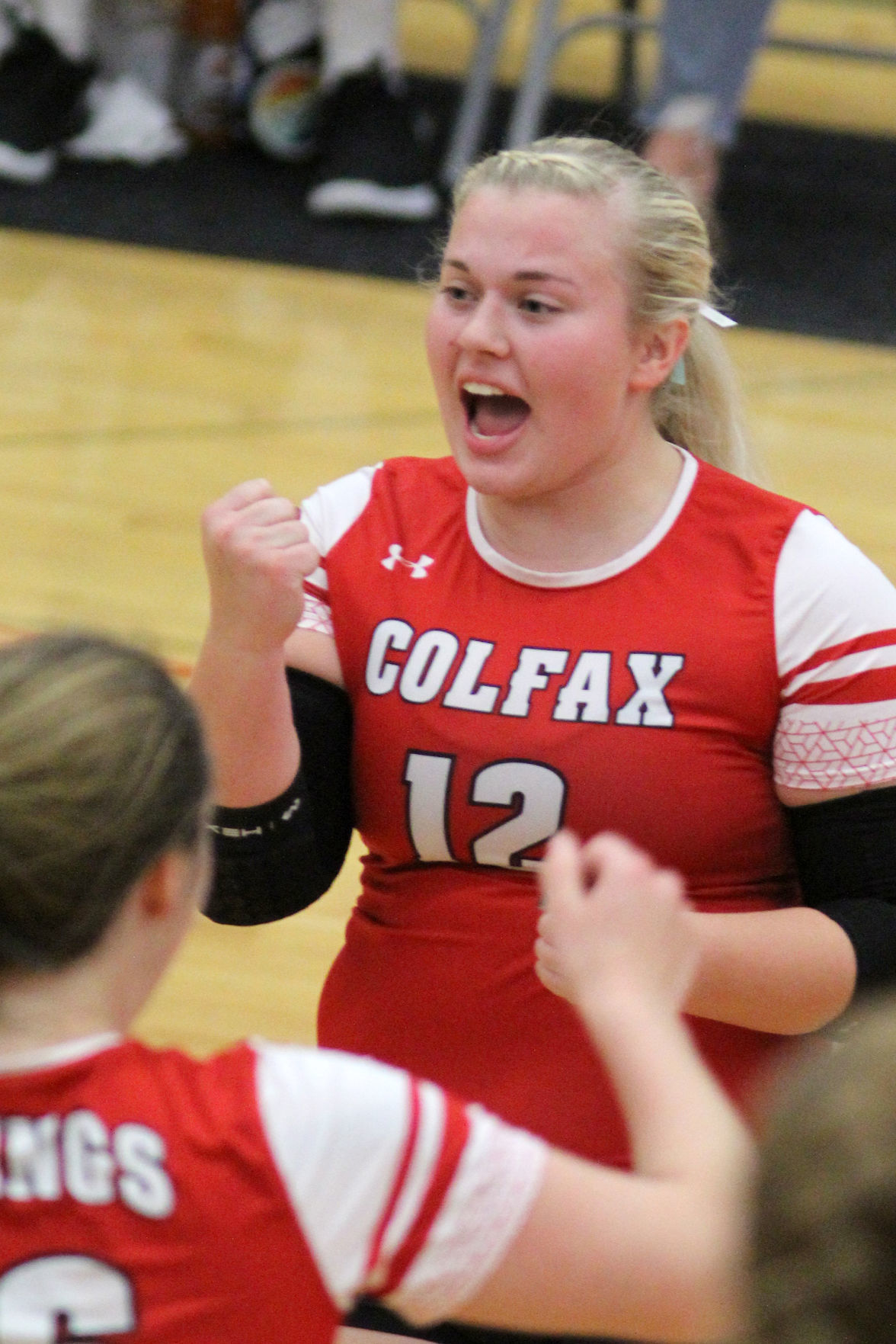 Cameron at Colfax volleyball regionals 10-24-19